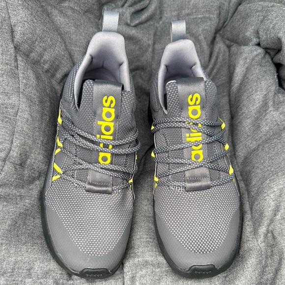 adidas light racer adapt slip-on gray sneakers. New. Size 6 1/2 (women’s 8 1/2) - Picture 4 of 7